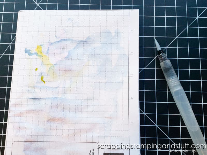 Learn all about these water brush pens - how to use, tips, tricks, and how to create watercolor backgrounds with Stampin Up Water Painters.