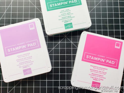 When adding stampin pads to your collection, consider these factors and click here for 7 reasons I love Stampin Up ink pads.