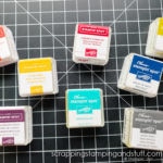 Mini ink pads are the perfect way to add colors to your collection on a budget. Click here to see Stampin Up Spots baby ink pads!