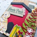 Merry Christmas from the fur babies! This adorable dog house holiday fun fold card was created with the Stampin Up Sweet Little Stockings bundle.