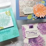 See three ways to create beautiful dahlia cards using the Stampin Up Delicate Dahlias stamp set! Plus details on Sale-a-braiton and Holiday Catalog ordering!