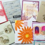 Make these quick and easy one-layer cards today using the Stampin Up Watercolor Shapes stamp set!