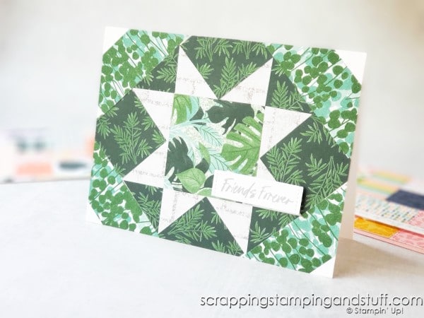 Quilt cards are the perfect way to use your paper scraps and make simple, yet beautiful card designs today!