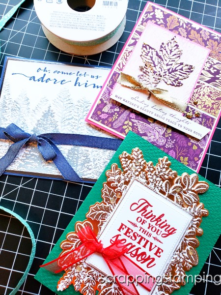 Try this bow tying hack today and save that precious ribbon! Use an acrylic block and this easy trick to stretch your paper crafting budget farther.