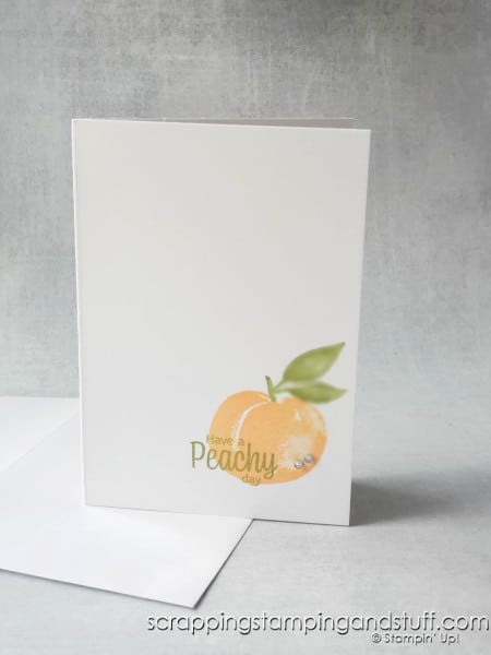 Click here to see 5 of the easiest cards you'll ever make - make all 5 in under 5 minutes using Stampin Up Sweet Symmetry and Sweet As A Peach stamp sets!