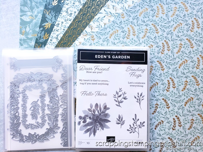 Take a look at the Stampin Up Eden's Garden special release collection along with 6 card samples and a technique tutorial video!