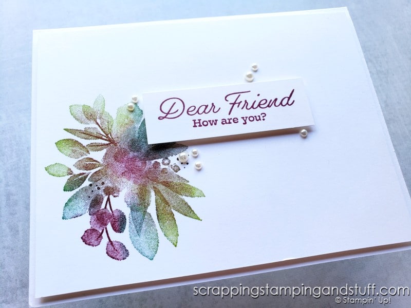 Take a look at the Stampin Up Eden's Garden special release collection along with 6 card samples and a technique tutorial video!