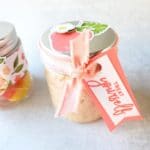 This DIY sugar scrub is such an amazing DIY gift idea. It