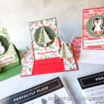 This easel matching card and ornament set is a simple and inexpensive gift idea for anyone you want to give just a little something this holiday season.