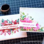 Try this multi-colored stamping technique with the Stampin Up Boughs & Blossoms stamp set or another in your collection for beautiful, unique results!