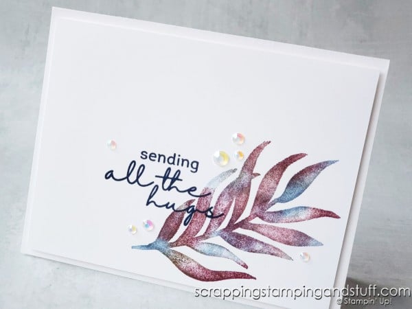 Click here to see a beautiful keyhole cutout card technique as well as 7 sample projects for the Stampin Up Artfully Layered bundle!