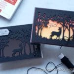 Make simple silhouette cards in minutes using dies and black paper. See beautiful samples using the Stampin Up Grassy Grove bundle.