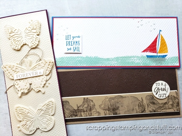 How To Emboss Slimline Cards Using Regular Embossing Folders