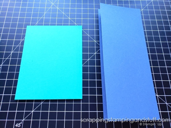 Get your slimline cards to lay flat with this helpful card making trick! Try it today for perfectly flat slimline cards!