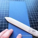 Get your slimline cards to lay flat with this helpful card making trick! Try it today for perfectly flat slimline cards!