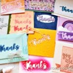 See 10 ways to use word die cuts on your card making projects and see the Stampin Up Amazing Thanks die set in action.