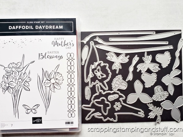 Click for the tutorial to make this bookmark card featuring the Stampin Up Daffodil Daydream bundle and lots of tips and techniques!