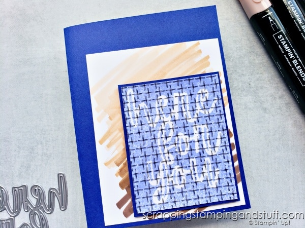 Try these 5 card making techniques for quick, simple cards! Featuring the Stampin Up All Together Collection and Here Together stamps.