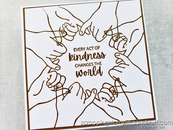 Try these 5 card making techniques for quick, simple cards! Featuring the Stampin Up All Together Collection and Here Together stamps.