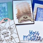 Try these 5 card making techniques for quick, simple cards! Featuring the Stampin Up All Together Collection and Here Together stamps.