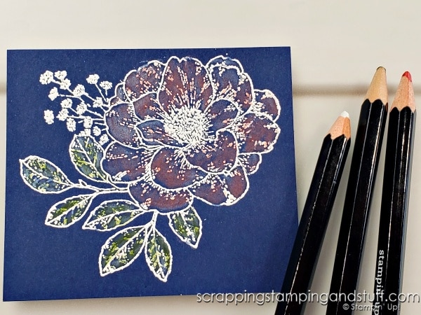 Learn how to use watercolor pencils for card making! Use them like regular pencils or try these amazing techniques!