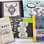 Click to see 5 easy card designs for men, including fun tips and tricks to try in your cardmaking. Features Stampin Up He