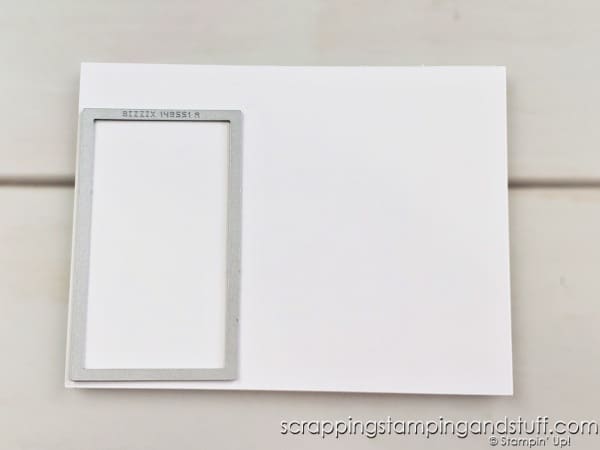 Today's card making tip - WASTE paper when you're die cutting. Click to find out why!