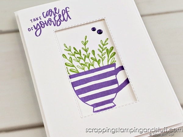 Today's card making tip - WASTE paper when you're die cutting. Click to find out why!