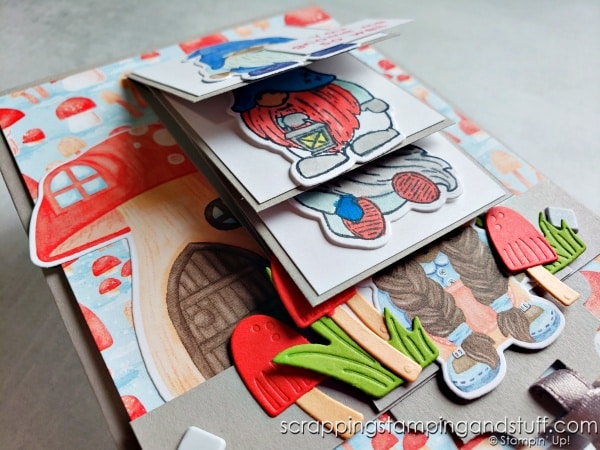 How To Make A Waterfall Card With Stampin Up Kindest Gnomes