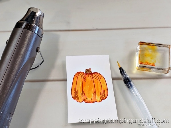 Click to see this card making hack - how to watercolor using regular inks with no bleeding!