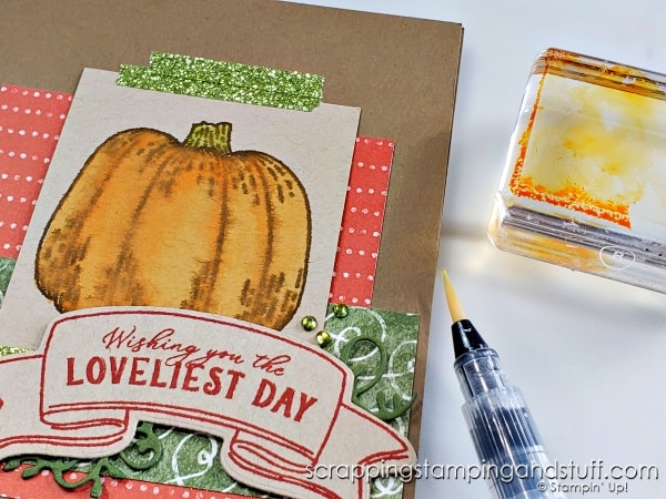 Click to see this card making hack - how to watercolor using regular inks with no bleeding!