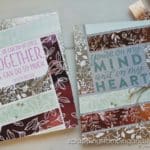 Try this cute scrap card idea to use the paper scraps in your collection! Features the Stampin Up Stepping Stones and Good Feelings stamp sets.