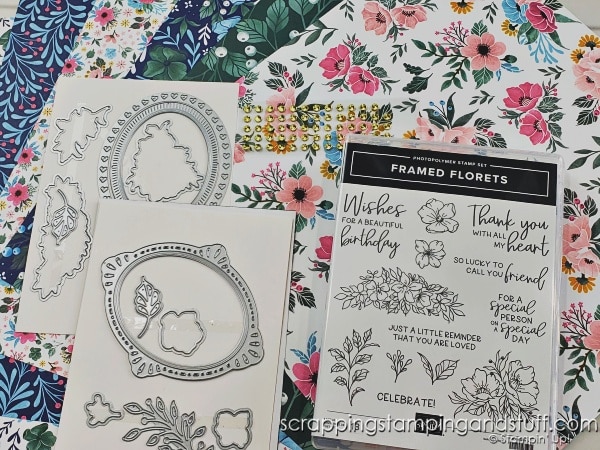 Take a look at the Stampin Up Framed Florets special release plus 9 different card ideas!