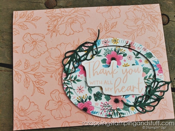 Take a look at the Stampin Up Framed Florets special release plus 9 different card ideas!