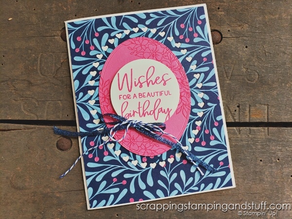 Take a look at the Stampin Up Framed Florets special release plus 9 different card ideas!