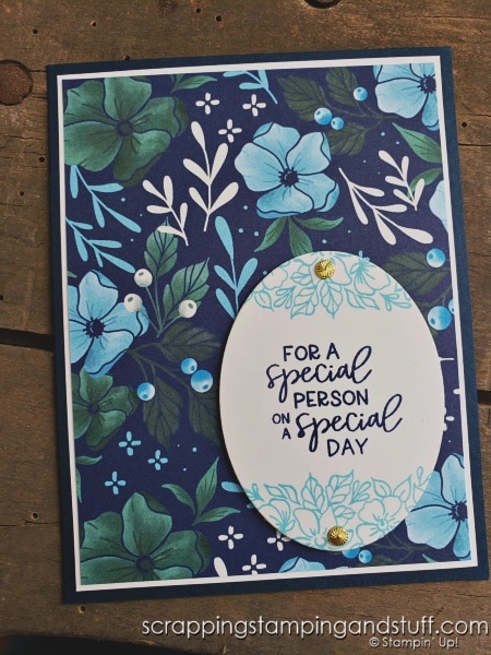 Take a look at the Stampin Up Framed Florets special release plus 9 different card ideas!