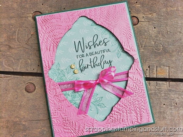 Take a look at the Stampin Up Framed Florets special release plus 9 different card ideas!