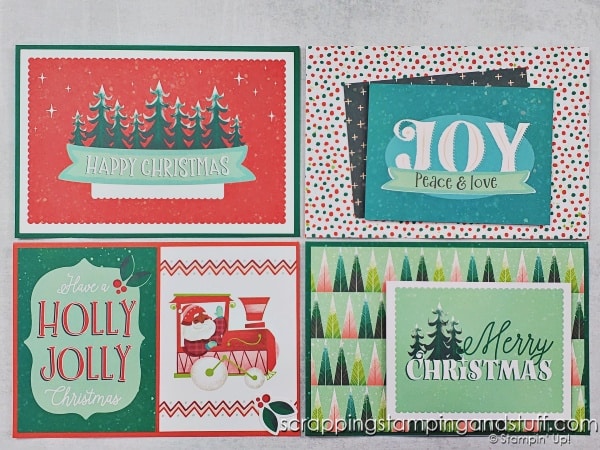 Beginner Christmas Card Ideas ANYONE Can Make - Click to see simple card ideas for beginners and last minute card making!