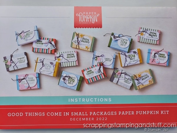 Click to see the December 2022 Paper Pumpkin kit with alternative ideas including gift card boxes and card ideas!