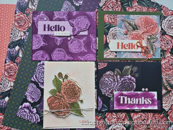 Click to see free product options from Sale-a-bration 2023, along with 9 card samples you can create with free products! Get details on the amazing sign up special!