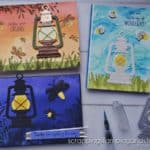 Click to see 3 simple ways to watercolor backgrounds with amazing results! Cards feature the Stampin Up Lighting the Way bundle!