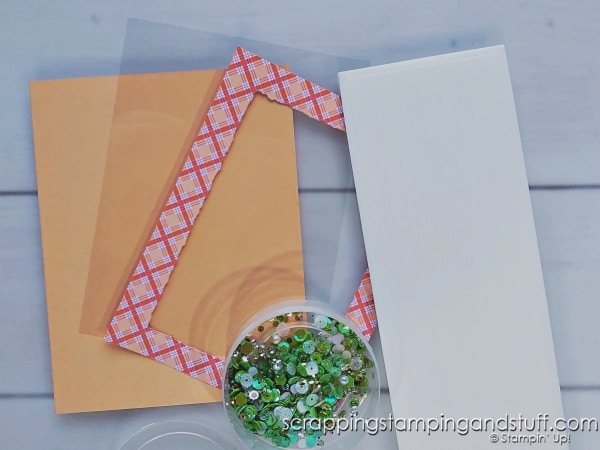 Click to see how to make a shaker card in 4 simple steps! Shaker cards look complicated but they are quick and easy to create!