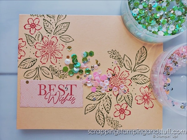 Click to see how to make a shaker card in 4 simple steps! Shaker cards look complicated but they are quick and easy to create!