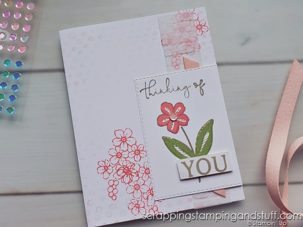 Click to see how to make 6 gorgeous cards in ?? minutes using the Stampin Up Sentimental Park stamp set and pick up TONS of tips for making multiples of card projects.