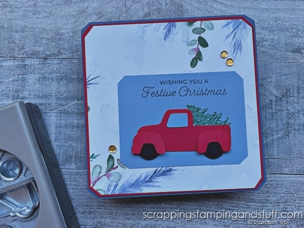 Does your card need a little something extra? Use these creative corner ideas to spice up your card projects! Adorable card samples feature the Stampin Up Trucking Along bundle.