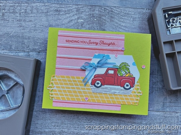 Does your card need a little something extra? Use these creative corner ideas to spice up your card projects! Adorable card samples feature the Stampin Up Trucking Along bundle.