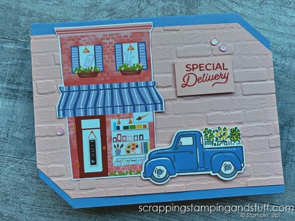 Does your card need a little something extra? Use these creative corner ideas to spice up your card projects! Adorable card samples feature the Stampin Up Trucking Along bundle.