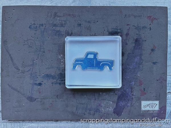 Isn't it frustrating when your stamp won't stamp?! When it happens try these things to get it working in a flash! Sample cards feature the Stampin Up Trucking Along bundle.