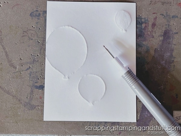 Have you ever embossed like this?! You don't even need an embossing machine! Take a look and see how to emboss in new ways including using the Stampin Up Thoughtful Moments hybrid embossing folder!