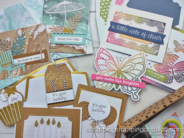 Click for tons of ideas on how to save money on card making supplies and start making cards without spending thousands of dollars!